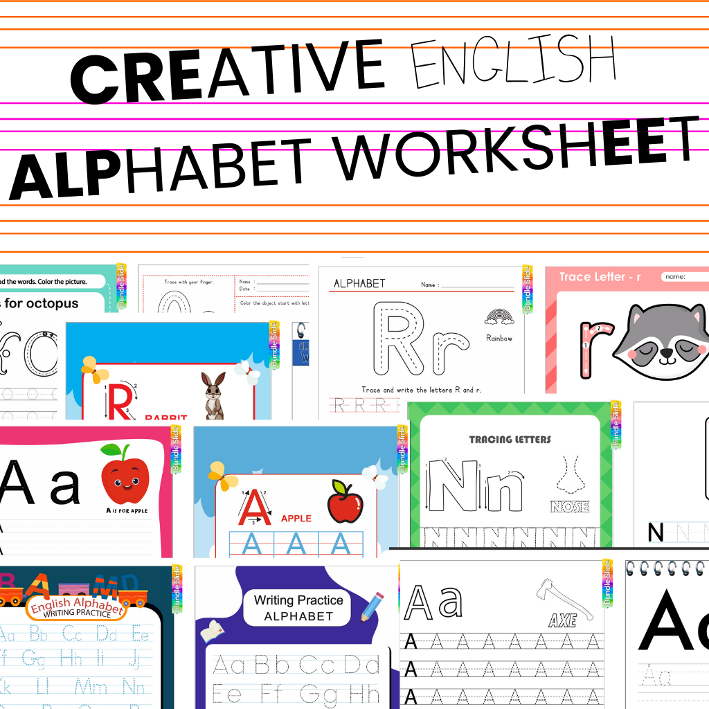 English And Maths Worksheet for kids