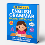 Grade 1 & 2 English grammar worksheet